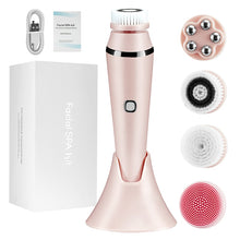 Load image into Gallery viewer, Electric 4 in1 Face Cleansing Brush Sonic Blackhead