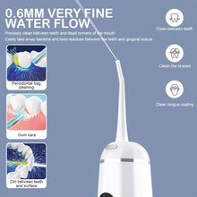 Load image into Gallery viewer, 350ML Portable Electric Oral Irrigator Dental Water Flosser USB