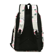 Load image into Gallery viewer, Printed Flowers Nylon Waterproof Ethnic Travel Backpack