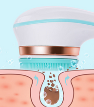 Load image into Gallery viewer, Electric Bath Brush Silicone Back Scrubber USB Rechargeable