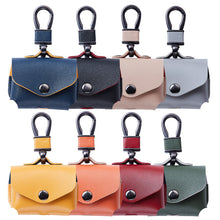 Load image into Gallery viewer, Headphone Case Two-color Simple Leather Pattern