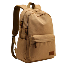 Load image into Gallery viewer, Light-weight Canvas College Style Travel Backpack