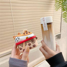 Load image into Gallery viewer, Cartoon Cute Cat Bluetooth Earphone Protective Cover