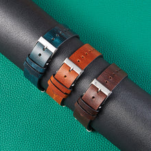 Load image into Gallery viewer, Six-color Retro Oil Wax Discoloration Leather Watch Strap