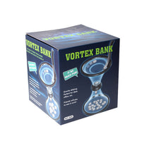 Load image into Gallery viewer, Pressure Relieving Vortex Bank Watch Money Defy Gravity Piggy Bank