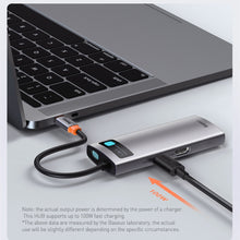 Load image into Gallery viewer, 5 In 1 Multifunctional Type C HUB Docking Station Gray