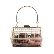 Load image into Gallery viewer, Fashion Metal Hollow Iron Mesh Handbag