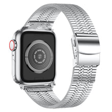 Load image into Gallery viewer, General High-grade Five-bead Back Buckle Steel Watch Belt