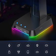 Load image into Gallery viewer, Stand Illuminated Headphone Display Stand
