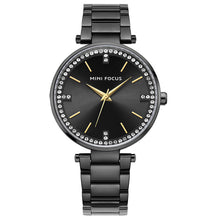 Load image into Gallery viewer, Women's Quartz Diamond Movement Calendar Waterproof Watch
