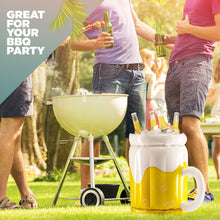 Load image into Gallery viewer, Large Inflatable Beer Mug Cooler Pool Float Drink Cooler