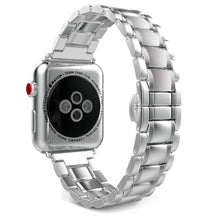 Load image into Gallery viewer, Butterfly Buckle Metal Stainless Steel Watch Strap