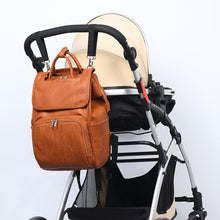 Load image into Gallery viewer, New PU Leather Diaper Bag Baby Mummy Maternity Bag