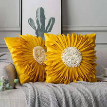 Load image into Gallery viewer, Fashion Modern Style White Throw Pillows Velvet Stitching