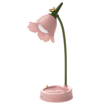 Load image into Gallery viewer, Flower LED Desk Lamp Student Bedroom Room Lighting Touch Reading Lamp