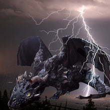 Load image into Gallery viewer, Big Squatting Dragon Sculpture Statue Outdoor Crafts Ornaments