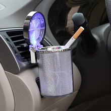 Load image into Gallery viewer, Car Ashtray With LED Light RGB Ambient Light Cigarette Cigar Ash Tray