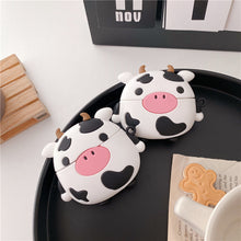 Load image into Gallery viewer, Cartoon Sitting Cow Headphone Cover Protective Shell
