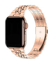Load image into Gallery viewer, Seven-bead Stainless Steel Solid Metal Strap