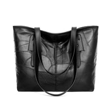 Load image into Gallery viewer, Large Capacity Leather Stitching Women's Shoulder Bag