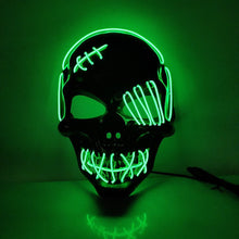 Load image into Gallery viewer, Halloween Scary One-Eyed Pirate Mask Cosplay Led Mask