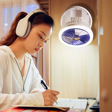 Load image into Gallery viewer, 4 Speed Adjustable USB Charging Foldable Table Fan