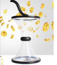 Load image into Gallery viewer, Pressure Relieving Vortex Bank Watch Money Defy Gravity Piggy Bank