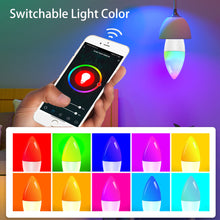 Load image into Gallery viewer, Smart WifI Led Lamp E14 RGB CW WW Led Bulb Dimmable