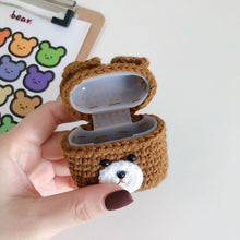 Load image into Gallery viewer, Plush Brown Bear Bluetooth Headset Case