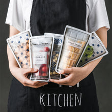 Load image into Gallery viewer, Food Storage Bag Zero Waste Reusable Ziplock Bags