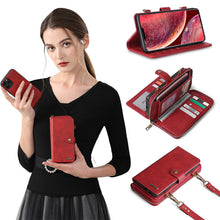 Load image into Gallery viewer, Compatible with Apple, Strong Adsorption Leather Phone Case