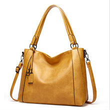 Load image into Gallery viewer, Ladies Soft Leather Portable Fashion Casual Messenger Bag