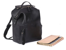 Load image into Gallery viewer, PU Leather Casual Mommy Backpack