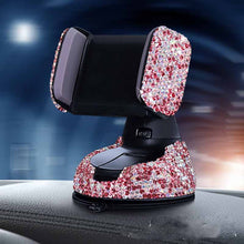 Load image into Gallery viewer, Multifunctional Air Outlet Diamond-encrusted Car Phone Holder