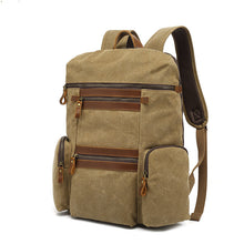 Load image into Gallery viewer, High Quality Waxed Canvas Waterproof Travel Backpack