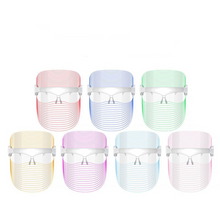Load image into Gallery viewer, 7 Colors LED Light Therapy Facial Mask Photon Anti-Aging Anti Wrinkle Rejuvenation Wireless Face Mask Skin Care Beauty Devices