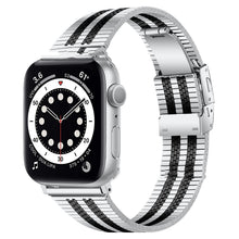 Load image into Gallery viewer, General High-grade Five-bead Back Buckle Steel Watch Belt