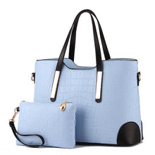 Load image into Gallery viewer, Female Fashion Two-Piece Color Contrast Handbag