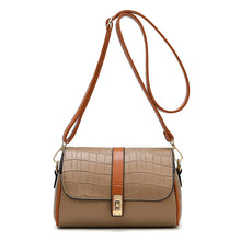 Load image into Gallery viewer, Western Style Fashion Contrast Color Stitching Bucket Bag