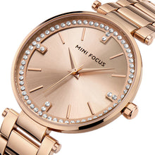 Load image into Gallery viewer, Women's Quartz Diamond Movement Calendar Waterproof Watch