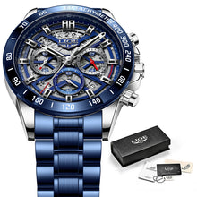 Load image into Gallery viewer, Men's Quartz Hollow Multifunctional Waterproof Watch