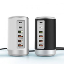 Load image into Gallery viewer, 6-port Cylindrical Adapter 65W High-power Fast Charge