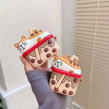 Load image into Gallery viewer, Cartoon Cute Cat Bluetooth Earphone Protective Cover