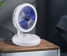 Load image into Gallery viewer, 4 Speed Adjustable USB Charging Foldable Table Fan
