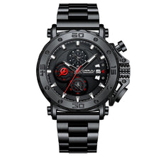 Load image into Gallery viewer, Solid Stainless Steel Band Oversized Dial Watch