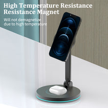 Load image into Gallery viewer, Compatible with Apple 2 In 1 Magnetic Wireless Charger Stand
