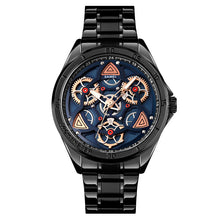 Load image into Gallery viewer, Men's Steel Band Creative Mechanical Wind Quartz Watch
