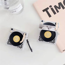 Load image into Gallery viewer, Retro Creative Gramophone Nostalgic Silicone Headphone Case