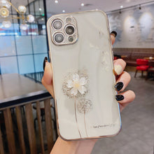 Load image into Gallery viewer, Luxury 3D Cute Flower Spin Stand Holder Phone Case