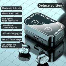 Load image into Gallery viewer, High Battery Wireless Bluetooth Headset Flashlight Touch